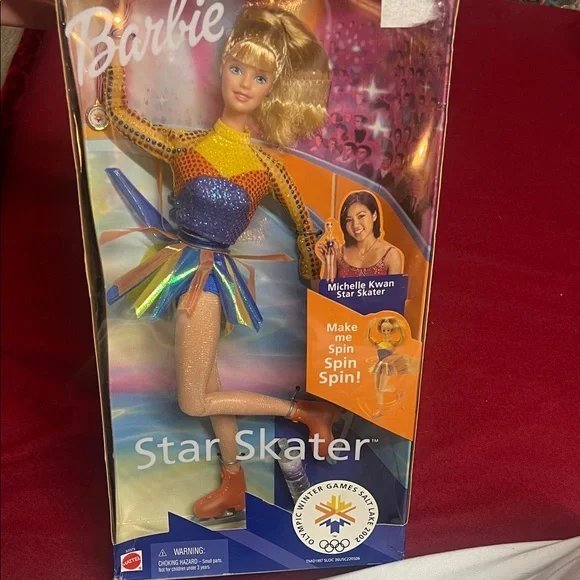 Olympic winter games Barbie Star Skater with Vibrant Outfit. 2002 - Picture 1 of 1